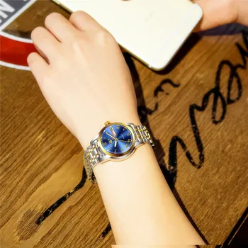 LIGE 2020 Femeie Nouă Ceasuri de Top Marca de Lux a Crescut Plin Ceas din Oțel Femei Cuarț Ceas de mână rezistent la apă Doamnelor Ceas de Ceas+Cutie